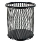 Portalapices-metal-redondo-9x10-cm-Negro-o-Plata-0