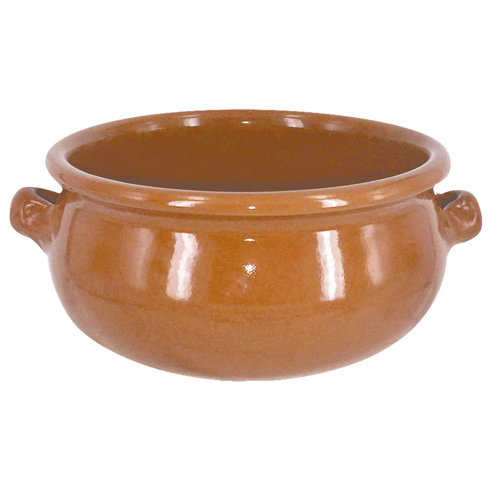 Cazuela 15 cm con asas cerámica terracota - Disco