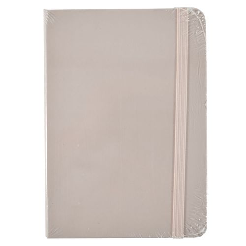 Libreta tapa dura A6 lomo con elástico 96H tapa lisa