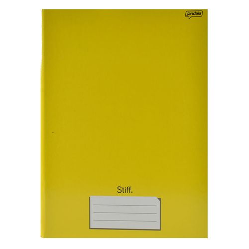 Cuadernola cosida STIFF 96H tapa dura Amarilla