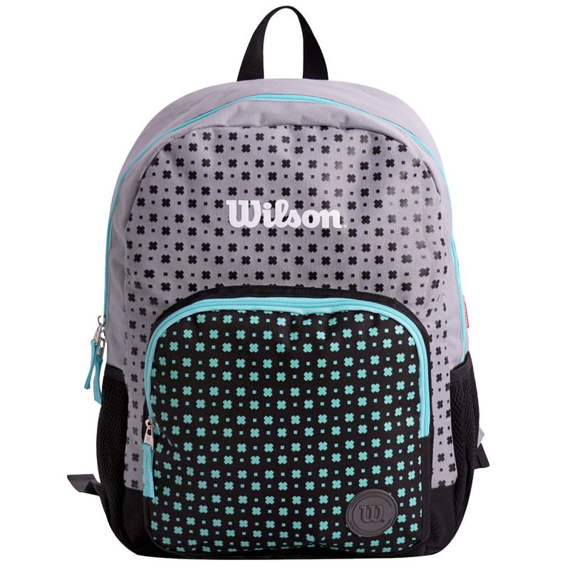 Mochila-WILSON-combinada-negro-y-gris-con-lunares-0