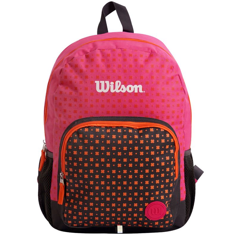 Mochila-WILSON-combinada-negro-y-fucsia-con-lunares-0