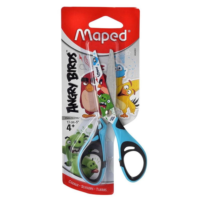 Tijera-MAPED-soft-angry-birds-13-cm-0