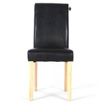 Silla-de-comedor-cuero-sintetico-negro-94x43x54-cm-0