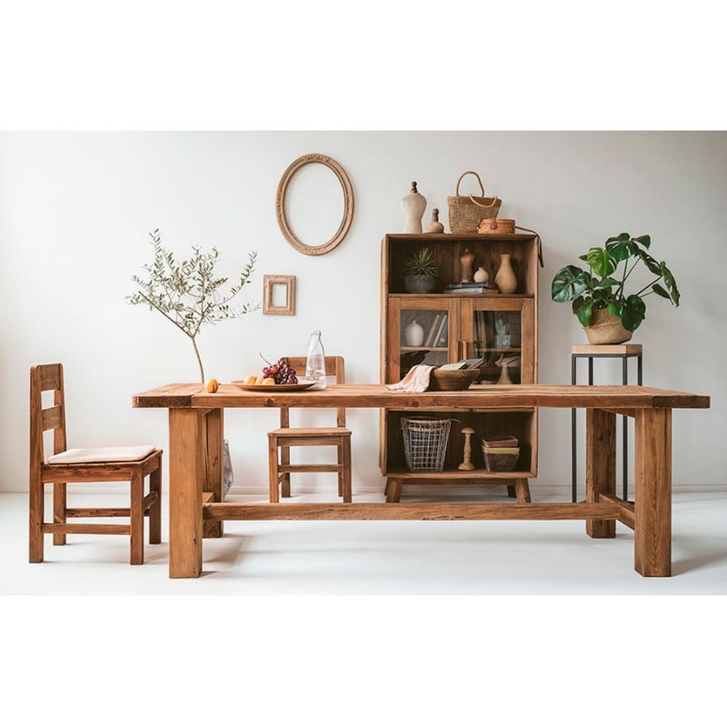 Mesa-comedor-rectangular-madera-natural-240x100x76cm-1