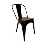 Silla-TOLIX-negra-mate-con-asiento-de-madera-0