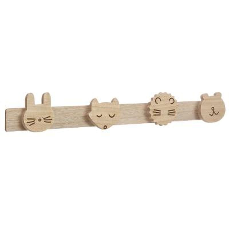 Perchero-en-madera-4-ganchos-con-animales-0