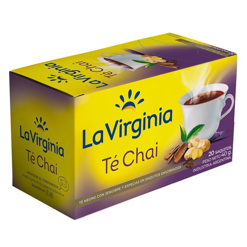 Té chai LA VIRGINIA 20 sobres