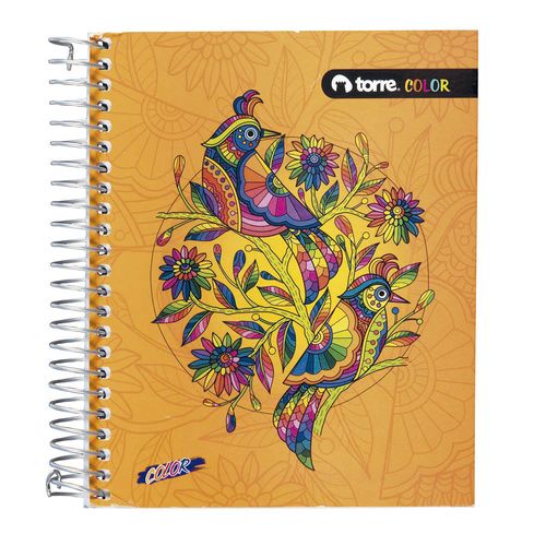 Libreta de deberes TORRE tapa dura 100 hojas con espiral