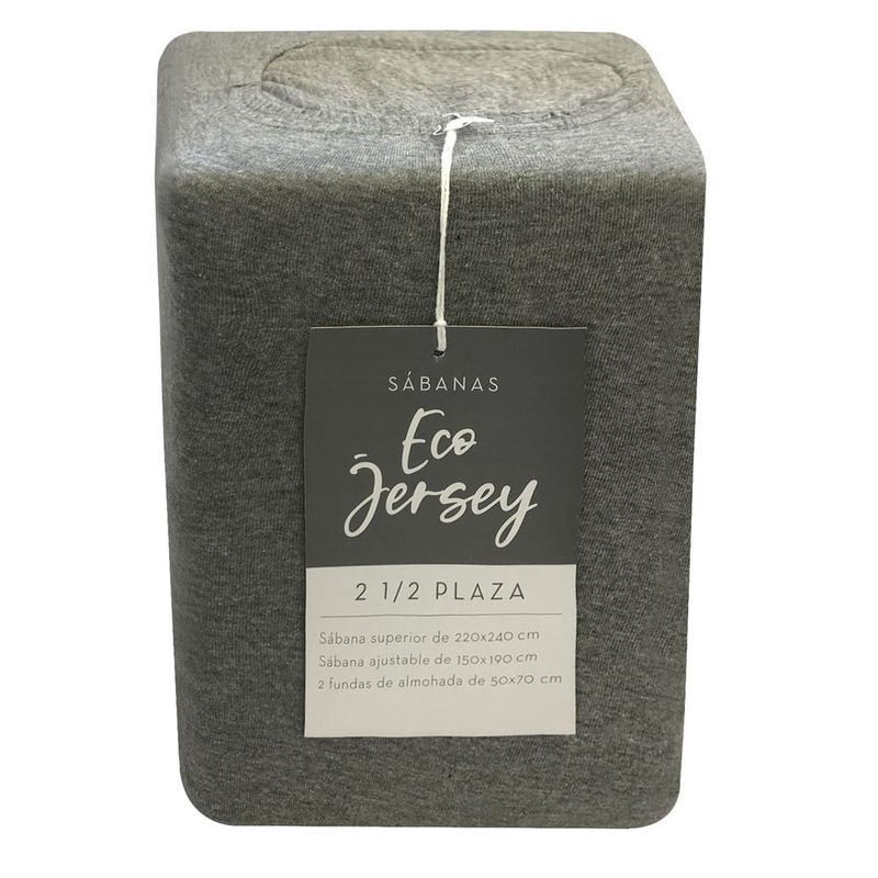 Juego-de-Sabanas-ECO-JERSEY-2-Plazas-color-Gris-M-0