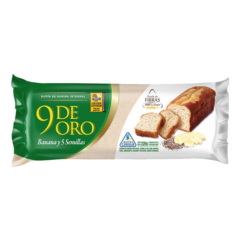 Budin-integral-9-DE-ORO-banana-220g-0