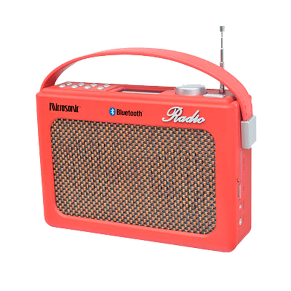 Radio portátil MICROSONIC Mod. RADPR15RO rojo - Disco