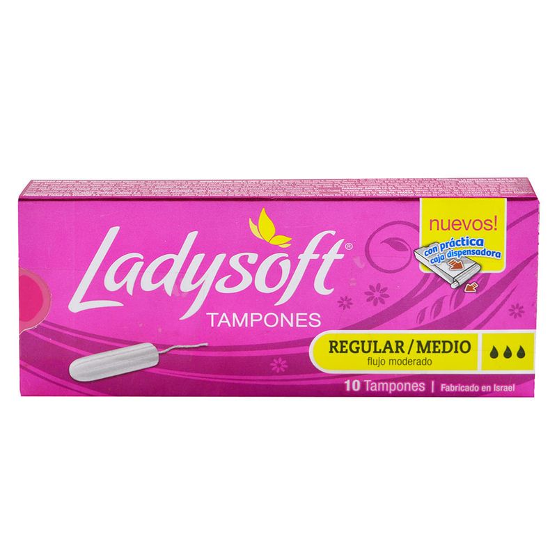 Tampones-LADYSOFT-regular-medio-10-un-0