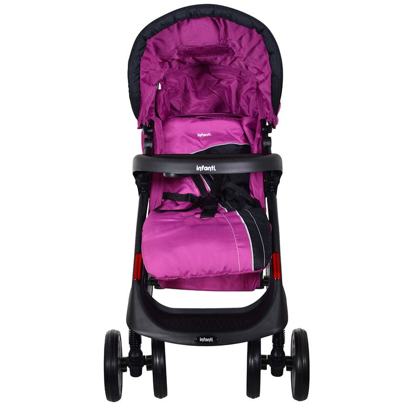 Coche-INFANTI-con-baby-silla-Mod-SE30-rosado-1