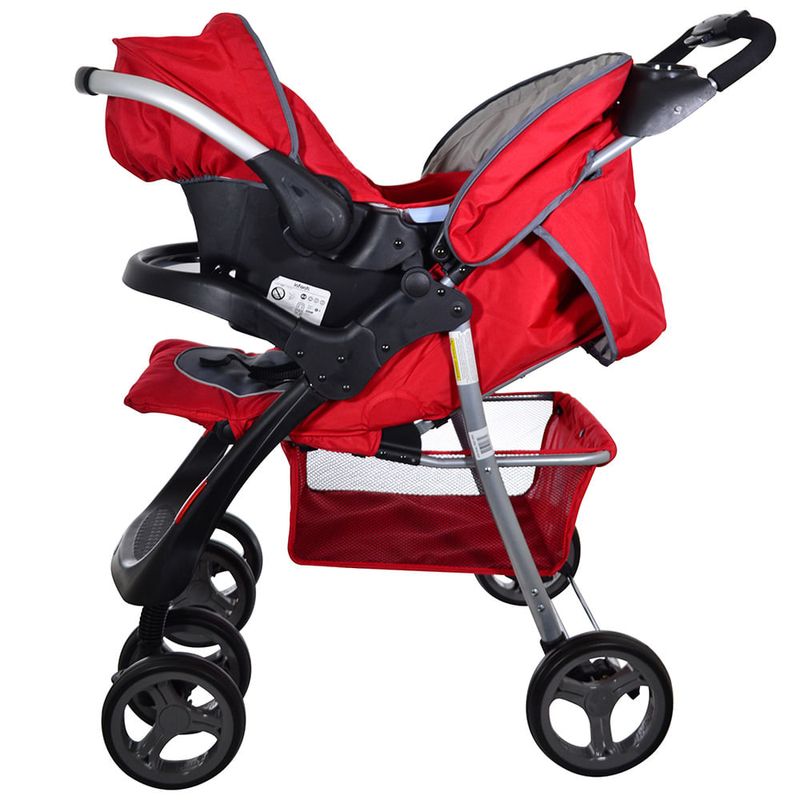 Coche-con-baby-silla-INFANTI-Mod-SE30-rojo-3