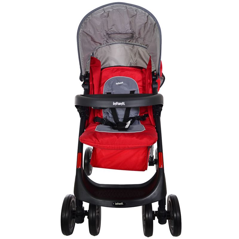 Coche-con-baby-silla-INFANTI-Mod-SE30-rojo-1