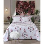 Juego-de-sabanas-DOHLER-200-hilos-2-plazas-100--algodon-rosa-0