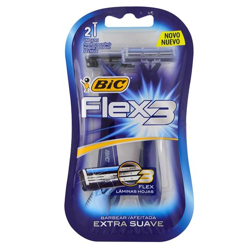 Afeitadora BIC flex 3 2 un.