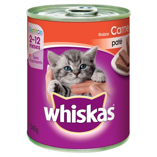 Alimento para gatos WHISKAS Carne Gatitos 340 g