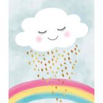 Lamina-infantil-50x60-cm-nube-con-arcoiris-0