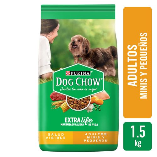 Alimento para Perros DOG CHOW Razas Pequeñas 1.5 kg