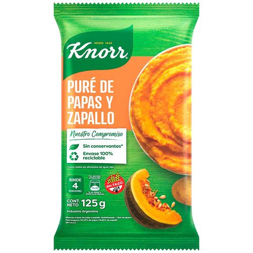 Puré de papas y zapallo KNORR 125 g