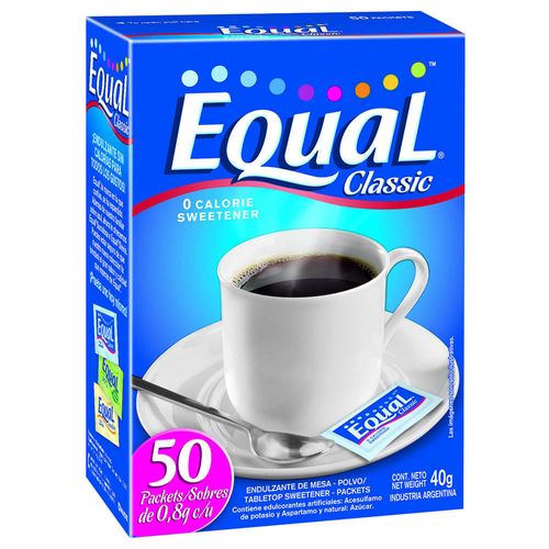 Edulcorante EQUAL 50 Sobres 40 g