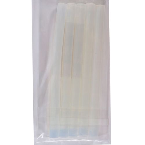 Silicona transparente fina en bolsa de 5 barras de 10 cm