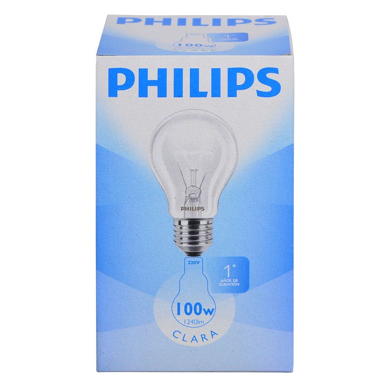Lampara-clara-PHILIPS-100-W-E27-0