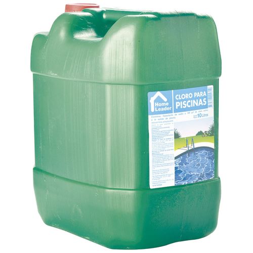 Bidón de cloro para piscina HOME LEADER 10L descartable