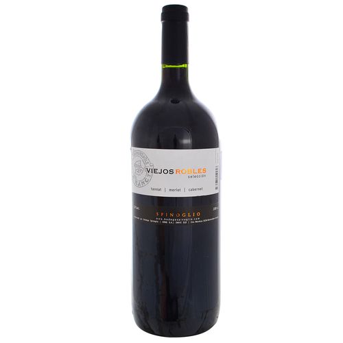 Vino Tinto Tannat Merlot Cabernet Viejo Roble BODEGA SPINOGLIO 1,5 L