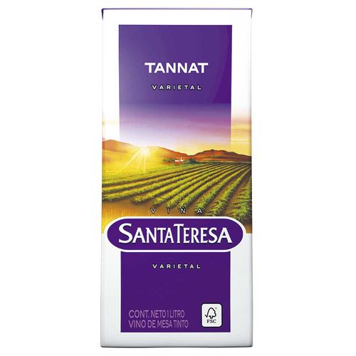 Vino Tinto de mesa Tannat Santa Teresa 1 L