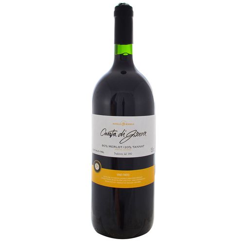 Vino Tinto Merlot Tannat Cuesta Di Grava 1,5 L