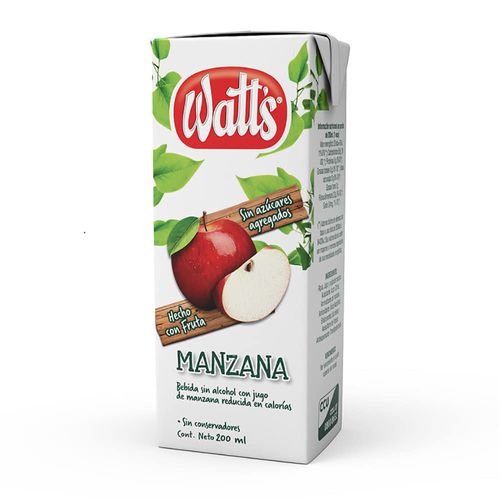 Jugo WATTS Manzana 200 ml