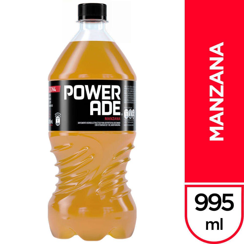 Bebida Isotónica Powerade Manzana 995 Ml Disco 9039