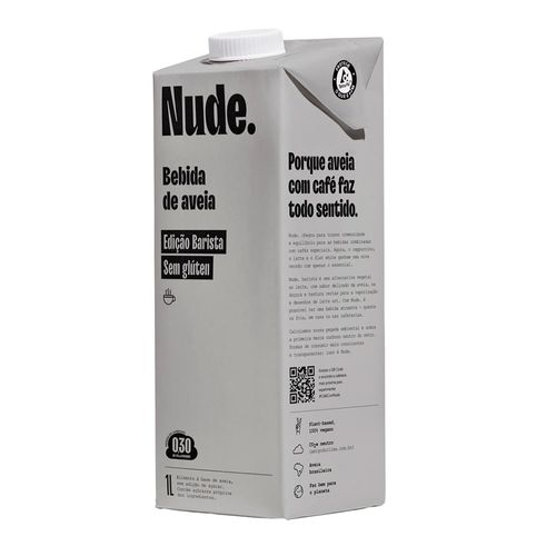 Bebida avena barista NUDE orgánica 1 L