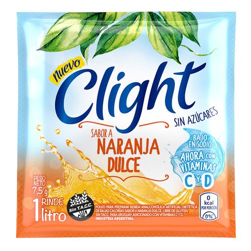 Refresco CLIGHT naranja dulce