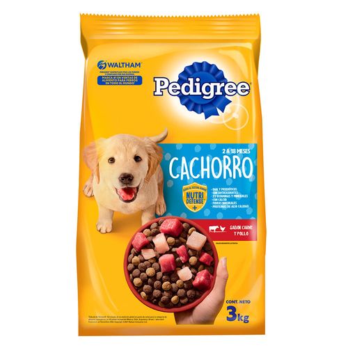 Alimento PEDIGREE cachorro sano crecimiento 3 kg