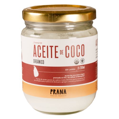 Aceite de coco orgánico PRANA 200 g