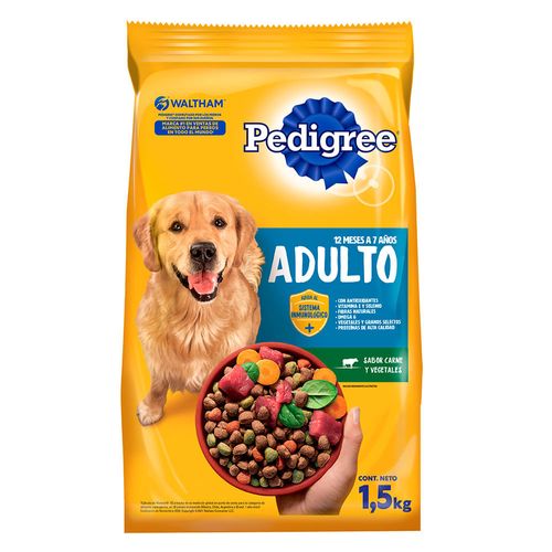 Alimento para perro PEDIGREE Adulto Carne y Vegetales 1.5 kg