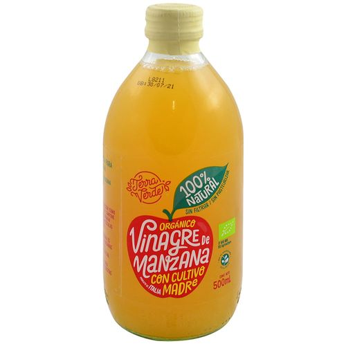 Vinagre de manzana orgánico TERRA VERDE 500 cc