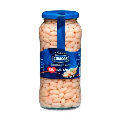 Porotos CIDACOS alubia extra sin sal 535 g