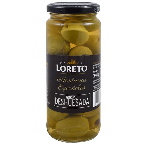 Aceitunas gordal LORETO sin carozo 163 g