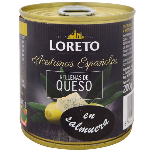 Aceitunas LORETO rellenas de queso 85 g