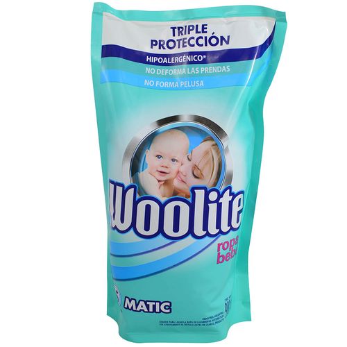 Detergente líquido WOOLITE bebé 900 ml