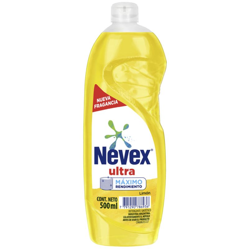 Detergente-lavavajilla-NEVEX-ultra-limon-500-ml-1