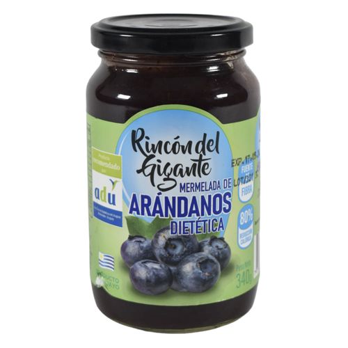 Mermelada de arándano dietética RINCON DEL GIGANTE 340 g