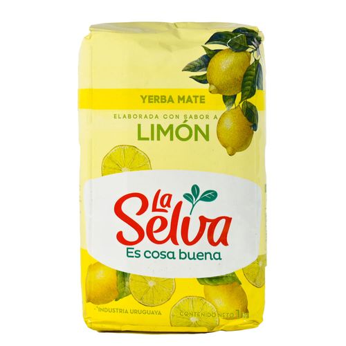 Yerba LA SELVA Sabor Limón 1 kg