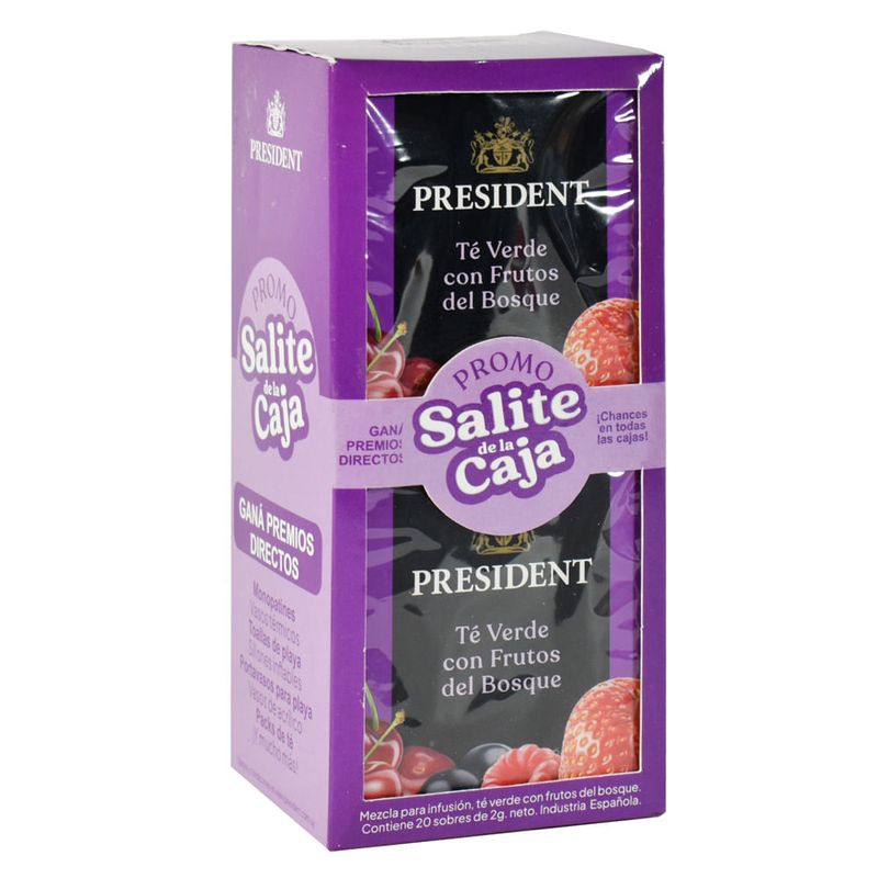 Promo-x-2-Te-PRESIDENT-Verde-Frutos-del-Bosque-20-sobres-0