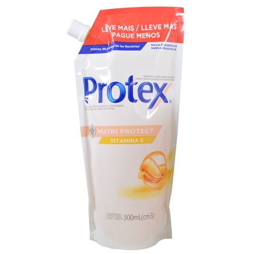 Jabón líquido PROTEX Vitamina E Doy pack 500 ml